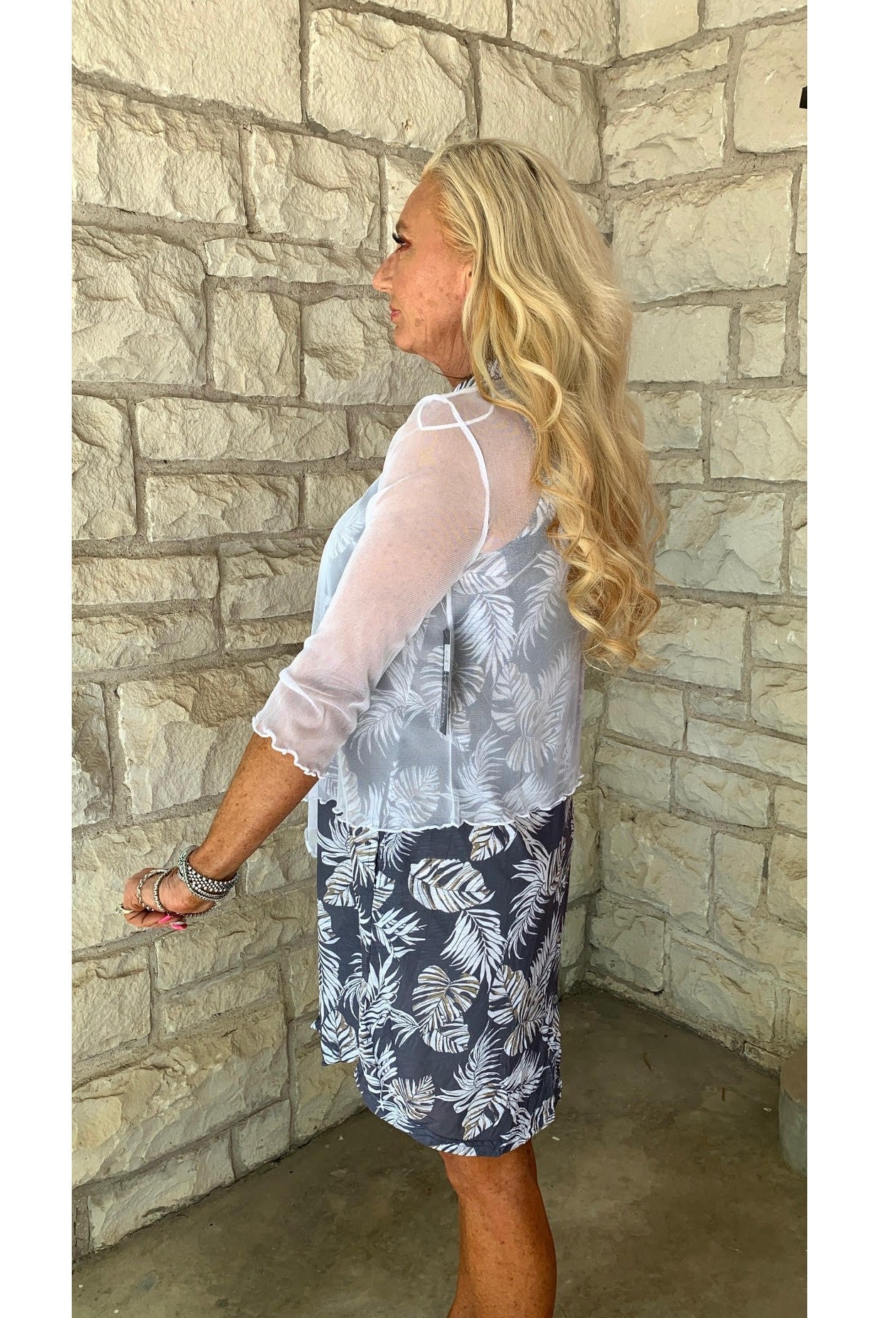 Tango Mango Bolero Jacket In White-Jackets-Tango Mango-Deja Nu Boutique, Women's Fashion Boutique in Lampasas, Texas