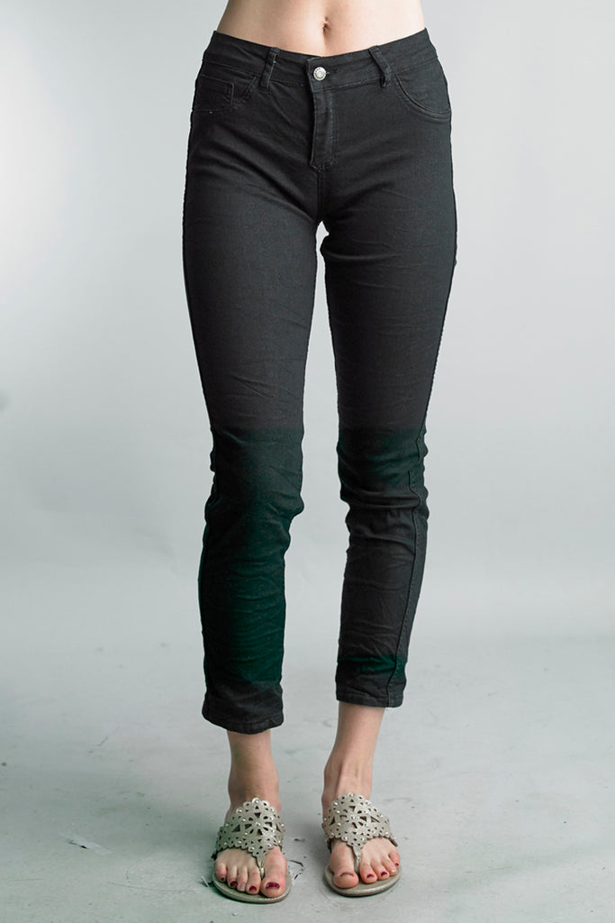 Tempo Reversible Jean In Black Skin Print-Jeans-Tempo-Deja Nu Boutique, Women's Fashion Boutique in Lampasas, Texas