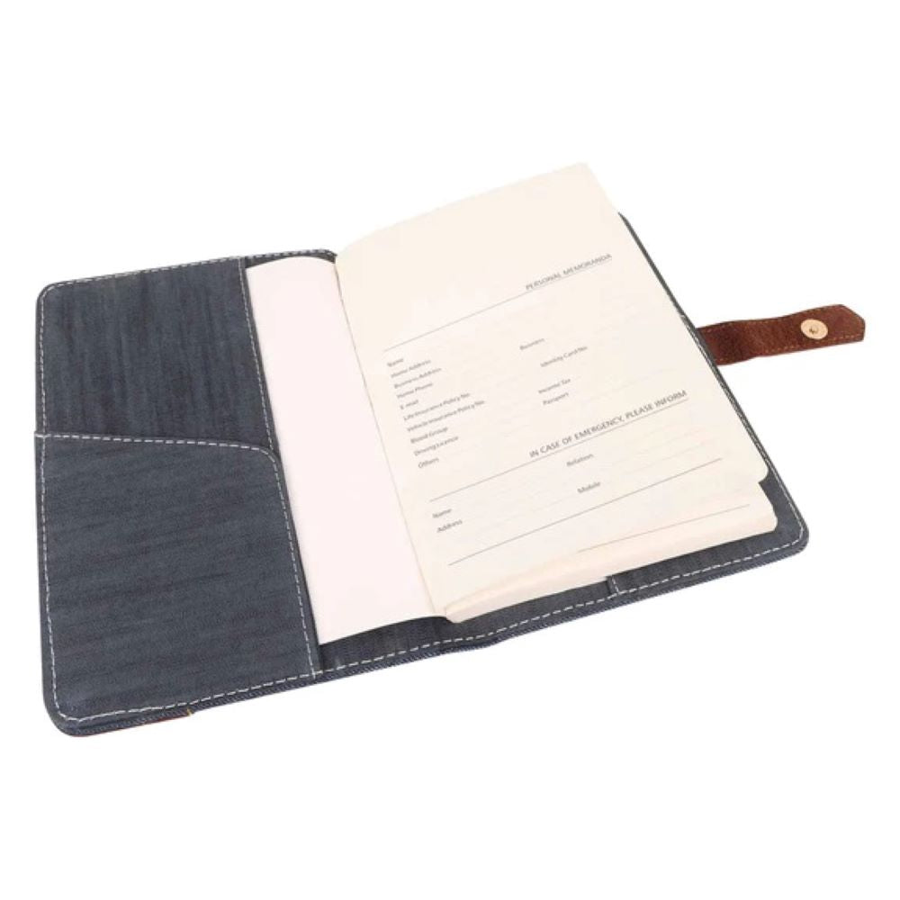 VAAN & CO Denim Diary Journal Cover-Handbags, Wallets & Cases-VAAN & Co-Deja Nu Boutique, Women's Fashion Boutique in Lampasas, Texas