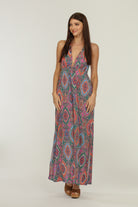 Veronica M Oriana Paisley Racerback Maxi-Maxi Dresses-Veronica M-Deja Nu Boutique, Women's Fashion Boutique in Lampasas, Texas