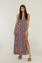 Veronica M Oriana Paisley Racerback Maxi-Maxi Dresses-Veronica M-Deja Nu Boutique, Women's Fashion Boutique in Lampasas, Texas