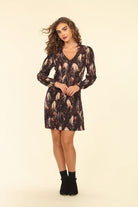 Veronica M Roanoke Ity Swing Dress-Dresses-Veronica M-Deja Nu Boutique, Women's Fashion Boutique in Lampasas, Texas