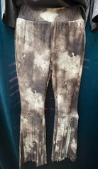 WAY Tie Dye Faux Suede Fringe Bell Bottoms-Bottoms-WAY-Deja Nu Boutique, Women's Fashion Boutique in Lampasas, Texas